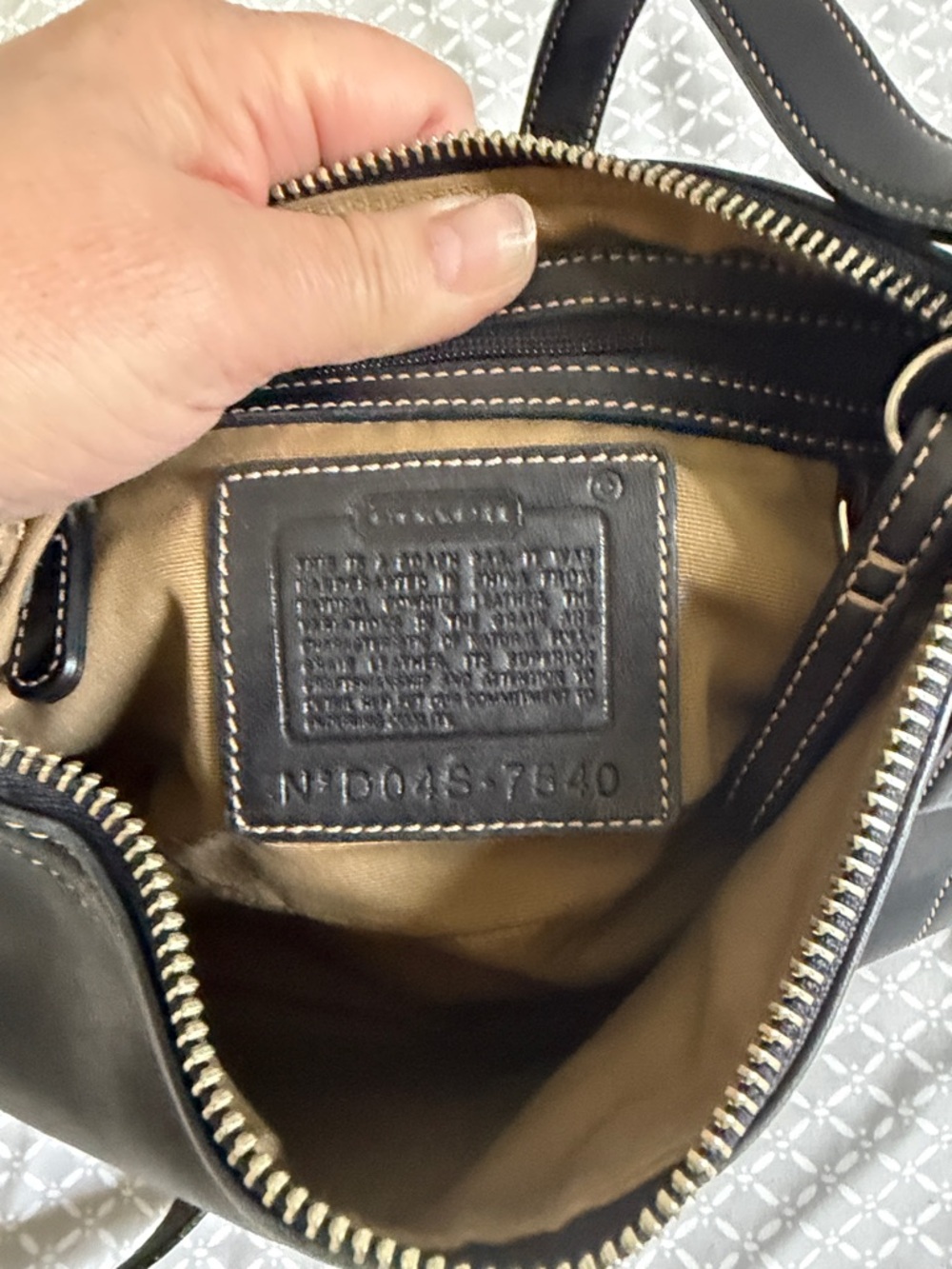 Vintage Coach Soho Black Leather Buckle Small Flap Shoulder Bag - Picture 5 of 5